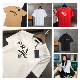 Designer Mens Tshirts Clothes Fashion Cotton Couples Tee Casual Summer Men Women Clothing Brand Short Sleeve Tees Classic Letter t Shirtspdxd