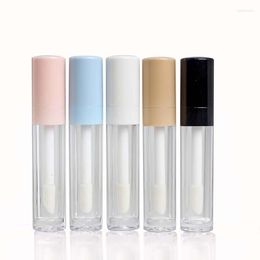 Storage Bottles 8ml Lipgloss Packaging Bottle Large Brush Rod Empty Round Plastic Clear Lip Oil Cosmetic Container Gloss Tube 30pcs