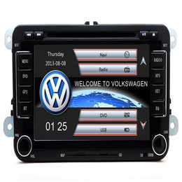 Hızlı 2DIN RS510 VW CAR DVD Dahili GPS Navigasyon Bluetooth MP3 MP4 1080p Volkswagen Golf için Oynat 5 6230m