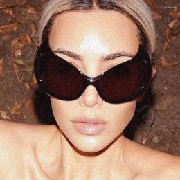 Sunglasses Sexy Cat Eye Women Vintage Luxury Fashion Punk Sun Glasses Men Half Frame Halloween Funny Shades