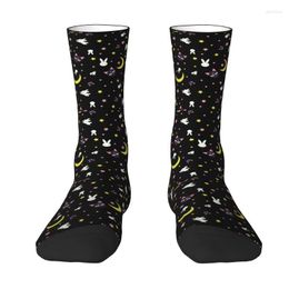 Men's Socks Sailors Moon Pattern Mens Crew Unisex Cool 3D Printed Dress