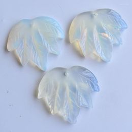 Pendant Necklaces Fashion Good Quality Carved Opal Stone Pendants Charms For Jewellery Making 3pcs/lot Wholesale