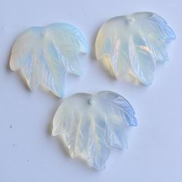 Pendant Necklaces Fashion Good Quality Carved Opal Stone Pendants Charms For Jewelry Making 3pcs/lot Wholesale