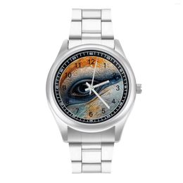 Wristwatches Dolphin Quartz Watch Animal Eyes Travel Silent Wrist Steel Po High Class Man Wristwatch