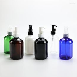 Storage Bottles Multicolor 300ml X 20 Empty Chunky Plastic With Essential Oil Pump Cleaning Packaging Massage Containers