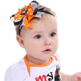 50pcs Baby Headbands Inch Grosgrain Ribbon Bows Nylon Hairbands Accessories For Newborns Infants Kids GirlZZ