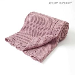 Blankets Swaddling Baby blanket knitted newborn soft and warm Swaddle packaging sleep bag 100 * 80cm children's bathroom towel children's outdoor stroller Z230809