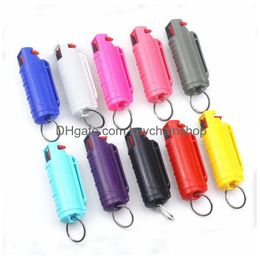 Keychains Lanyards Life Saving Hammer Key Chain Rings Portable Self Defense Emergency Rescue Car Accessories Seat Belt Window Break Dhxdn