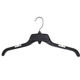 Bath Hangers Recycled Black Heavy Duty Plastic Shirt with Polished Metal Swivel Hooks 17 Inch 100 200 Set Portable Hanger 230808