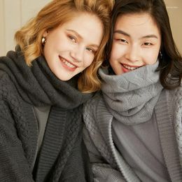Scarves 2023 Arrival Goat Cashmere Winter Womens Fall Fashion Soft Neck Thicking Warm Scarf Brand O Ring