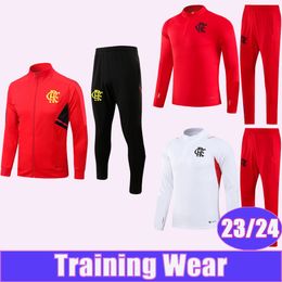 23 24 Flamengo Kids Jacket Tracksuit Soccer Jerseys PEDRO DE ARRASCAETA GERSON L. ARAUJO GABRIEL B. ERICK E. RIBEIRO THIAGO MAIA Football Shirts