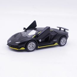 Diecast Model car 1 64 Diecast Alloy LB Racing Model Gull Wing Double Door Simulation Interior Accessories Boy Collection Decoration Scene Car Toy 230809