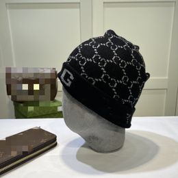 Designer beanie skull caps winter hats knit hat casquette luxe for men women fall/winte wool unisex warm letter G