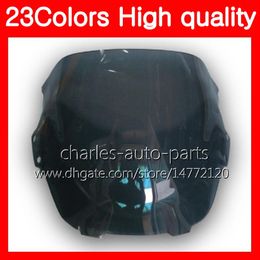 100%New Motorcycle Windscreen For HONDA CBR600F3 CBR 600 CBR600 F3 97 98 CBR600RR CBR 600 F3 1997 1998 Chrome Black Clear Smoke Wi2606