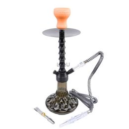 Acrylic Plastic Cachimba Shisha Hooakh Pipe Narguile Pipa Chicha Smoking Accessories with Hose Flavour Bowl Charcoal Tongs HKD230809