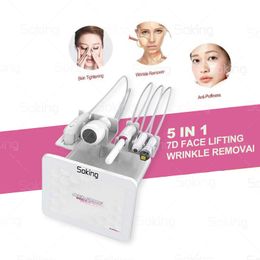 7D Hifu Focused Ultrasound RF Microneedling Anti-aging Machine for Face Lifting Firming Body Sculpting Vaginal Rejuvenation for Beauty Salon