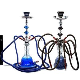 Big Glass Shisha For Smoke 4 Hoses Hookah Pipe Narguile Completo Chicha Pipa Cachimba Nargile Gift Party Bar Accessories HKD230809