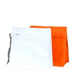 wholesale Food Packaging Zipper Bags Aluminum Foil Stand Up Sealed for Tea Nuts Beans Storage Reusable Pouch