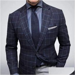 Men'S Suits Blazers B8001 2022 Mens Fashion Designer Man Classic Casual Floral Print Luxury Jacket Brand Long Sleeve Slimsuit Coats Dhvpp