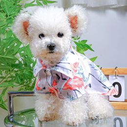 Dog Apparel Pet Dogs Cats Spring And Summer Products Small Medium-Sized Teddy Bichon Bipod Clothing Comfortable Flamingo Shirt