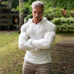 Mens Sweaters Fashion Winter Hooded Sweater Men Warm Turtleneck Slim Fit Pullover Classic Sweter Knitwear Pull Homme 230808