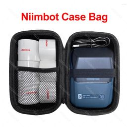 Black Bag Storage Case For Niimbot D101 D11 D110 B21 B1 B203 Label Sticker Printer Maker