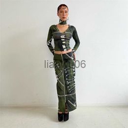 Basic Casual Dresses Women Dresses New Arrival 2023 Elegant Sexy Comes Long Skirt Set Summer Maxi For Outlet Tunic Vestido Fashion Clothing Print J2308009