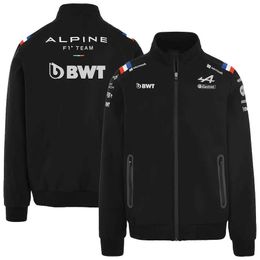 2024 Felpe con cappuccio Felpe Efhr 2023 Formula One Mens Fashion Jackets Coat F1 Racing Team Nuovo sito Alpine Soft Shell il periodo primaverile autunnale