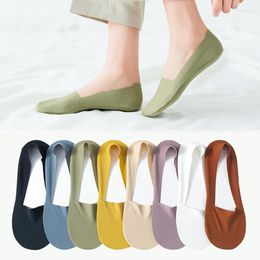 Women Socks Summer Nylon Ice Silk Boat No Show Breathable Low Cut Ankle Silicone Non-slip Invisible Thin Comfortable Bottom