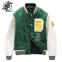 Mens Jackets High Street Fashion Thick Baseball Jacket Men Winter Letter Embroidery Quality Varsity Unisex Loose Outwear 230809