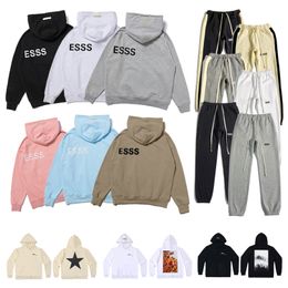 Men Hoodies Designer Hoodie Women High Street Streetwear Loose essentialhoodie Couple Tops Cotton Sweater Pullover Long Sleeves Jumper Tees essentialclothing