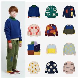Pullover Kid AW23 Jumpers Cardigans BC Children's Knitted Sweater Boys and Girls Cardigan Vest Trendy 230809