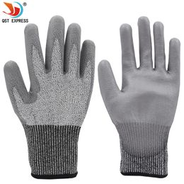 Cleaning Gloves Grade Level 5 Cutresistant Anti Cut Protection Safety Work Butcher Garden Handguard Kitchen Tool 230809