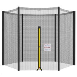 Trampolines 1.832.443.063.66M Trampoline Replacement Net Fence Enclosure Antifall Safety Mesh Netting Jumping Pad Fitiness Accessories 230808