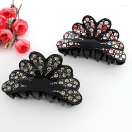 Hair Clips Fine Rhinestones Claw Clip Accessory For Women Girls Trendy Ornament Jewelry Tiara Romantic Surprise Wear