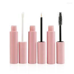 Storage Bottles Wholesale Custom 10ml Pink Empty Mascara Tube Eyelash Growth Serum Eyeliner Lip Gloss Tubes Container Packaging With Logo