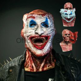 Horror Halloween Scary Mask Scream Skull Killer Clown Ghoulish Creepy Masquerades Mask Latex Two Layer Realistic Cosplay Party x0809