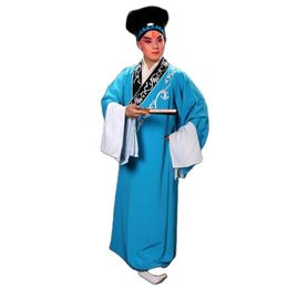 Chinese Opera Stage Wear Male Xiaosheng Clothes embroidered long gown classical Performance Suit Traditional Drama Costume