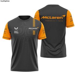 7z5h 2023 Formula One Men's Fashion T-shirts F1 Racing Team Mclaren 3d Printed Crew Neck t Shirt Women Oversized High Quality Clothing