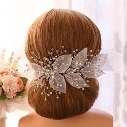 Headpieces HP285 Silver Hollow Leaves Wedding Hair Accessories Jewelry Bridal Headwear Mariage Headband Tiara