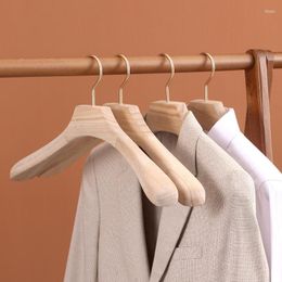 Hangers Wooden Rack Hook Clothes Coat Widen Display 2pcs Luxury Hanger Storage Wood Organiser Durable Hanging Metal