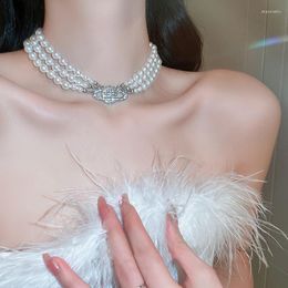 Chains Personalised Special Design Baroque Shaped Pearl Necklace Irregular Freshwater Collarbone Chain Ins Style For Women