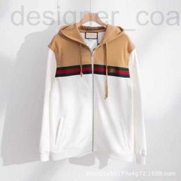 Women's Hoodies & Sweatshirts designer The right version of clothes Sailing style contrast Colour ribbon sweater jacket with home panel detachable sleeve hoodie