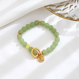 Charm Bracelets Fupai Pure Silver Bracelet Summer Luxury Birthday Gift To Her Girlfriend And Tian Jade