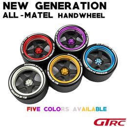 Other Toys GTRC FlySky NB4 SANWA FUTABA WFLY X9 RC Remote Control Universal Metal Handwheel Steering Wheel 230808