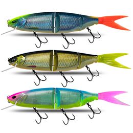 Baits Lures 9 Colours Size 350mm Brochet Swimming Bait Jointed Floating Le Giant Hard Section For Big Bass Pike Klash Ghost 230809