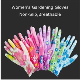 Cleaning Gloves Planting Yard PalmCoated Floral Garden Women NonSlip Working Household Labour Protection 230809