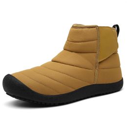 Boots OLOMLB Winter Couple Snow Waterproof Upper 36-46 Keep Warm Women's Comfortable Cotton Resist The Cold Men Shoes