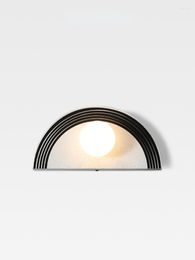 Wall Lamp Bedroom Bedside Japanese Simple Living Room B & Background Tea Art Aisle Corridor