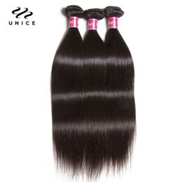 Lace UNICE HAIR 30 Inch Brazilian Bone Straight Hair Bundles 100% Human Hair Weave Bundles Straight Hair 134 PCS 230808